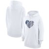 G III 4Her by Carl Banks Orlando Magic Women's White Fabulous Heart Pullover Hoodie