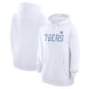 G Fabulous III 4Her by Carl Banks Philadelphia 76ers Women's White Dot Print Pullover Hoodie