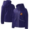G III 4Her by Carl Banks Phoenix Suns Women's Purple Last Shot Eye - catching Full Zip Hoodie