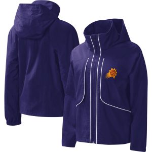 G III 4Her by Carl Banks Phoenix Suns Women's Purple Last Shot Eye - catching Full Zip Hoodie