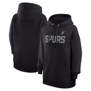 G III 4Her by Carl Eye - catching Banks San Antonio Spurs Women's Black Dot Print Pullover Hoodie