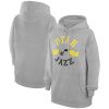 G III 4Her by Carl Banks Utah Jazz Chic Women's Heather Gray City Pullover Hoodie