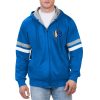 G III Sports by Carl Banks Dallas Mavericks Blue Contender Full Fabulous Zip Hoodie Jacket