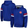 G Eye - catching III Sports by Carl Banks Detroit Pistons Blue Contender Full Zip Hoodie Jacket