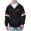 G III Sports by Stylish Carl Banks Miami Heat Black Contender Full Zip Hoodie Jacket