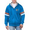 G III Sports by Carl Banks Oklahoma Elegant City Thunder Blue Contender Full Zip Hoodie Jacket