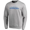 Golden State Eye - catching Warriors Heathered Gray Wordmark Pullover Sweatshirt