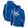 Golden Trendy State Warriors Royal Huddle Pullover Hoodie