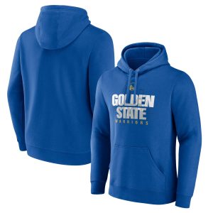 Golden Eye - catching State Warriors Royal Pick & Roll Coverage Pullover Hoodie