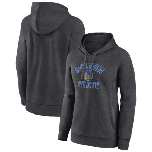 Golden State Gorgeous Warriors Women's Charcoal Overtime Pullover Hoodie