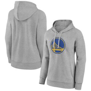 Golden State Warriors Women's Gray Alternate Logo Pullover Hoodie Gorgeous