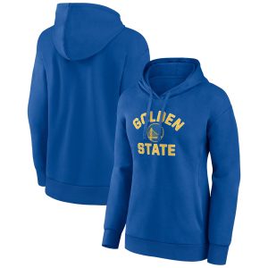 Golden State Warriors Women's Royal Overtime Elegant Pullover Hoodie