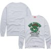 Homage Boston Celtics Premium Unisex Ash 2024 NBA Finals Champions Grateful Dead Tri Blend Pullover Sweatshirt