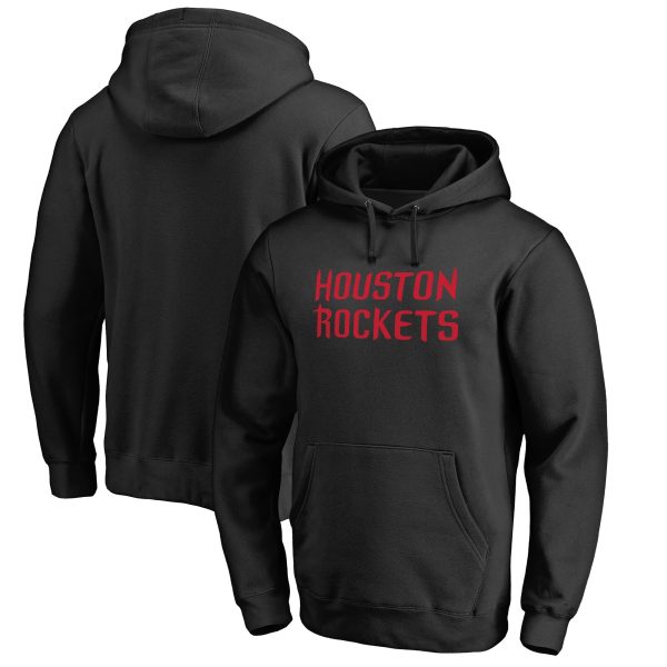 Houston Rockets Black Alternate Logo Trendy Pullover Hoodie