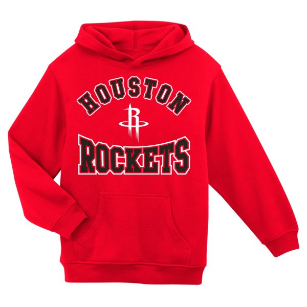 Houston Stylish Rockets Preschool Red Home Town Pullover Fleece Hoodie