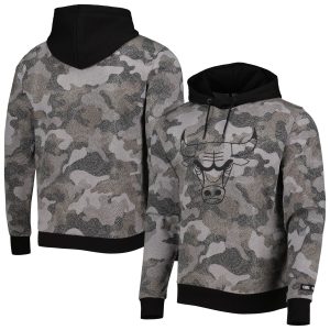 Hugo Boss Chicago Bulls Black Camo Pullover Unique Hoodie