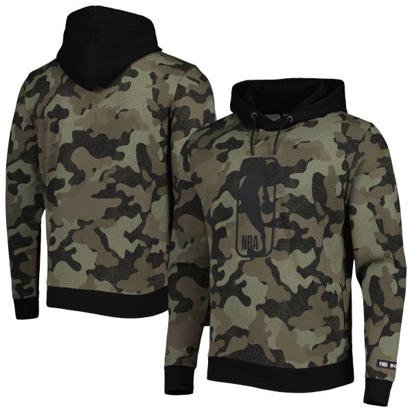 Hugo Boss NBA Olive Camo Pullover Elegant Hoodie