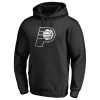 Indiana Pacers Black Chic Marble Logo Pullover Hoodie