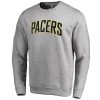 Indiana Pacers Heathered Gray Wordmark Premium Pullover Sweatshirt