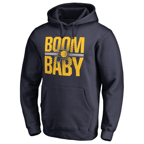 Indiana Pacers Navy Elegant Boom Baby Hometown Collection Pullover Hoodie