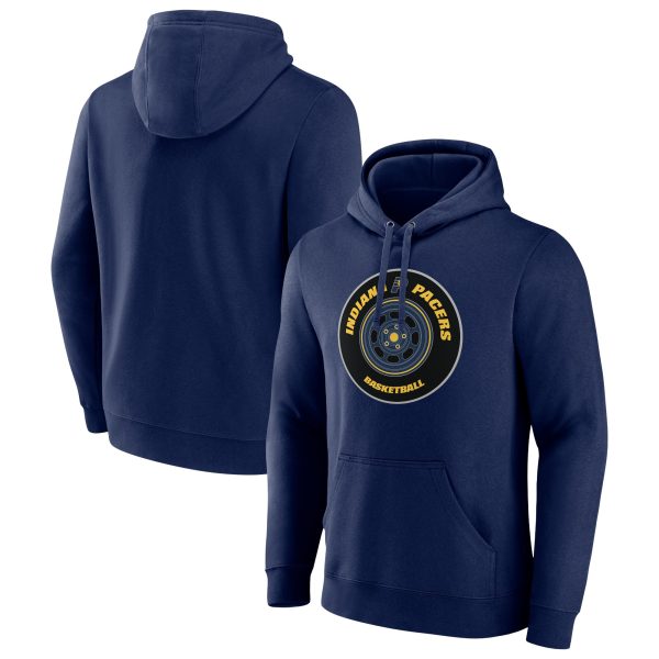 Indiana Pacers Trendy Navy Tip Off Pullover Hoodie