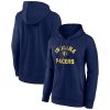 Indiana Elegant Pacers Women's Navy Overtime Pullover Hoodie