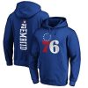 Joel Embiid Philadelphia 76ers Royal Playmaker Name & Trendy Number Pullover Hoodie
