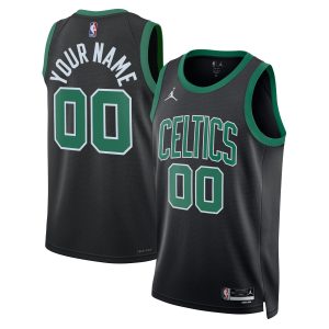 Jordan Brand Boston Celtics Unisex Black 2022/23 Swingman Chic Custom Jersey Statement Edition