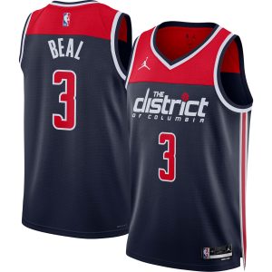 Jordan Chic Brand Bradley Beal Washington Wizards Unisex Navy Swingman Jersey Statement Edition
