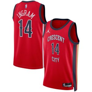 Jordan Brand Brandon Ingram New Orleans Gorgeous Pelicans Unisex Red Swingman Jersey Statement Edition