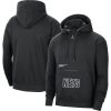 Jordan Brand Brooklyn Nets Black Courtside Statement Gorgeous Edition Pullover Hoodie