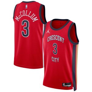 Jordan Brand CJ Eye - catching McCollum New Orleans Pelicans Unisex Red Swingman Jersey Statement Edition