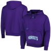 Jordan Brand Charlotte Hornets Purple Courtside Statement Chic Edition Pullover Hoodie