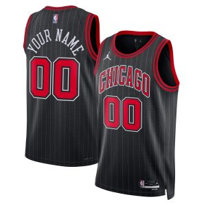 Jordan Brand Chicago Bulls Gorgeous Unisex Black 2022/23 Swingman Custom Jersey Statement Edition
