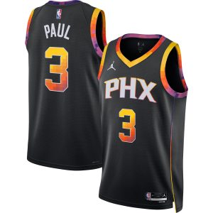 Jordan Brand Chris Paul Phoenix Suns Unisex Black Swingman Unique Jersey Statement Edition