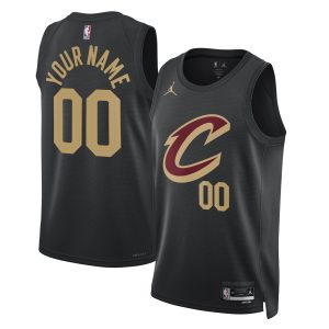 Jordan Brand Cleveland Cavaliers Unisex Black Eye - catching 2022/23 Swingman Custom Jersey Statement Edition