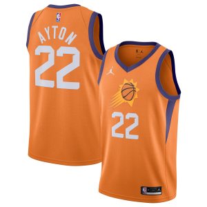 Jordan Brand Deandre Ayton Gorgeous Phoenix Suns Orange 2020/21 Swingman Jersey Statement Edition