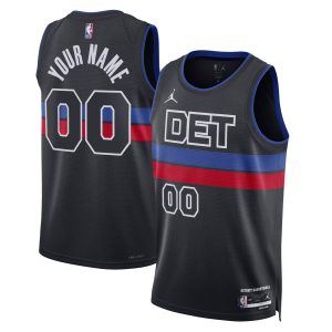 Jordan Brand Detroit Pistons Fabulous Unisex Blue 2022/23 Swingman Custom Jersey Statement Edition