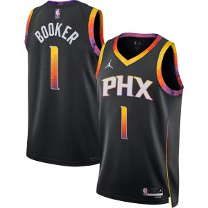Jordan Brand Devin Booker Phoenix Elegant Suns Unisex Black Swingman Jersey Statement Edition