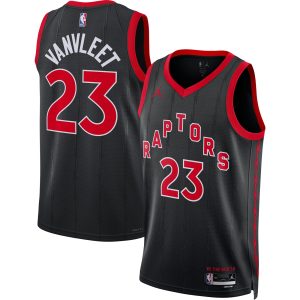 Jordan Brand Fred VanVleet Toronto Raptors Unique Unisex Black Swingman Jersey Statement Edition