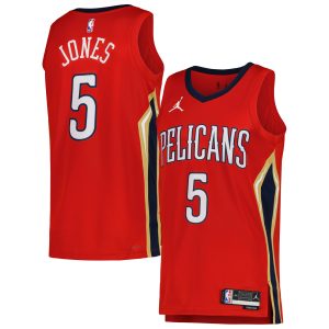Jordan Unique Brand Herbert Jones New Orleans Pelicans Unisex Red Swingman Jersey Statement Edition