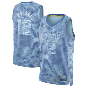 Jordan Brand Ja Morant Memphis Grizzlies Light Blue Select Series Swingman Stylish Jersey