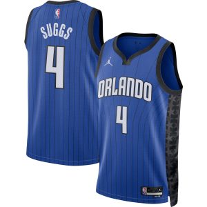 Jordan Brand Unique Jalen Suggs Orlando Magic Unisex Blue Swingman Jersey Statement Edition