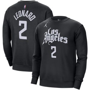 Jordan Brand Kawhi Trendy Leonard LA Clippers Black Statement Name & Number Pullover Sweatshirt