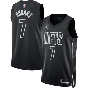 Jordan Brand Kevin Durant Brooklyn Gorgeous Nets Unisex Black Swingman Jersey Statement Edition