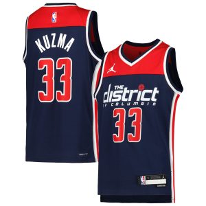 Jordan Brand Kyle Kuzma Washington Wizards Youth Navy Swingman Jersey Stylish Statement Edition