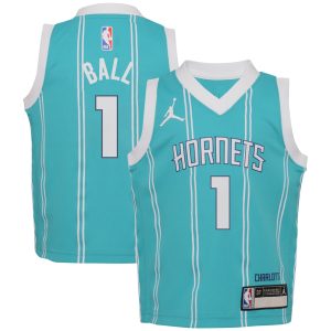 Jordan Brand LaMelo Ball Charlotte Unique Hornets Infant Teal Swingman Player Jersey Icon Edition