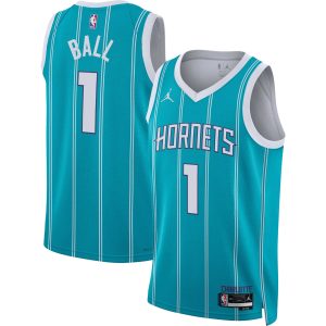 Jordan Brand LaMelo Ball Charlotte Hornets Unisex Teal Swingman Jersey Icon Edition Chic