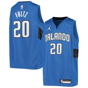 Jordan Brand Markelle Fultz Orlando Magic Youth Blue 2020/21 Swingman Unique Jersey Statement Edition