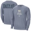 Jordan Brand Memphis Grizzlies Blue Courtside Statement Eye - catching Edition Heavyweight Pullover Sweatshirt